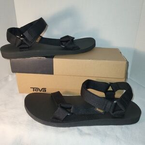 Teva Original Universal Urban Sandals Mens Size 13 Black Shoes 1004010 NEW